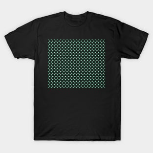 Mint Green Polka Dot Pattern T-Shirt